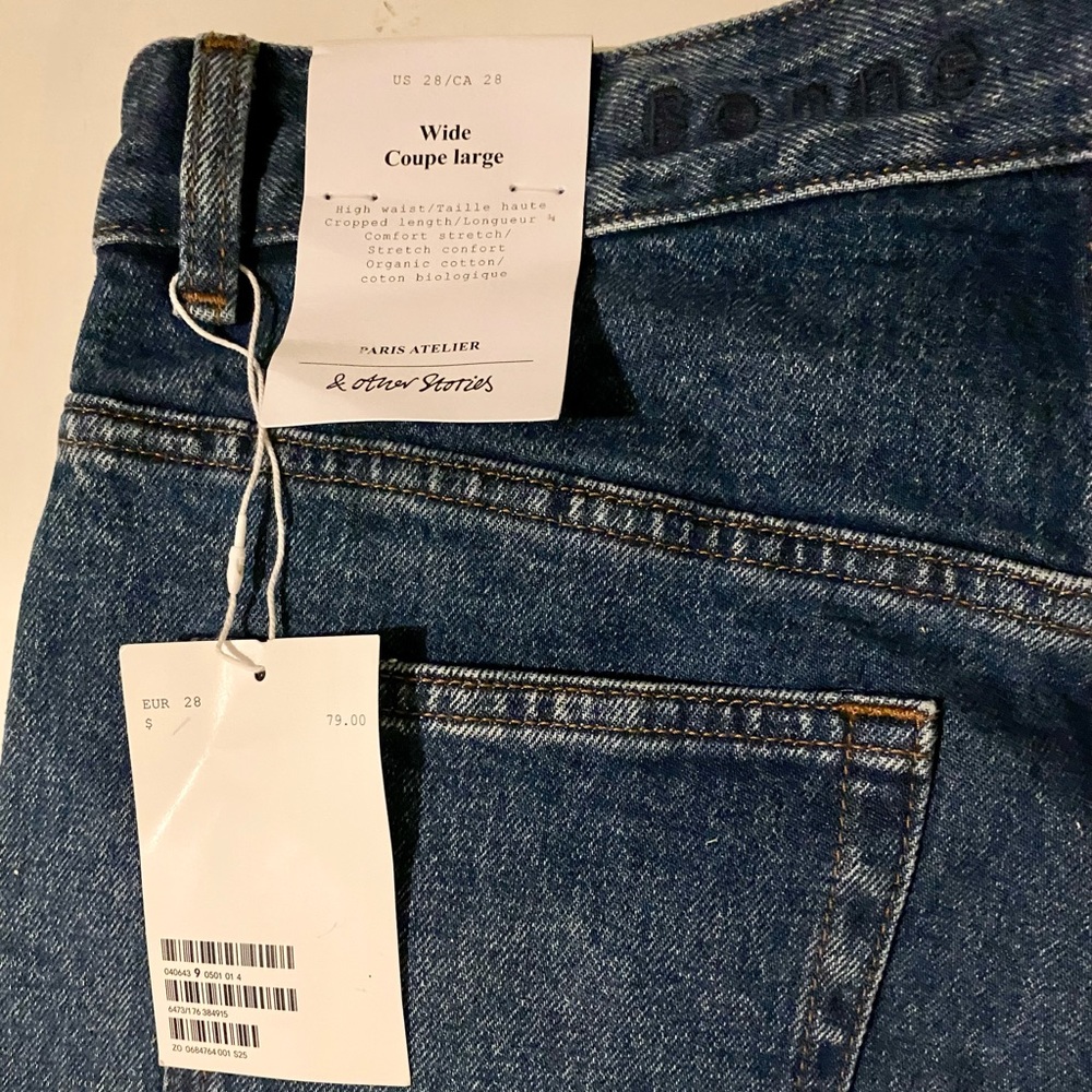 NWT & Other Stories Wide Coupe Jean